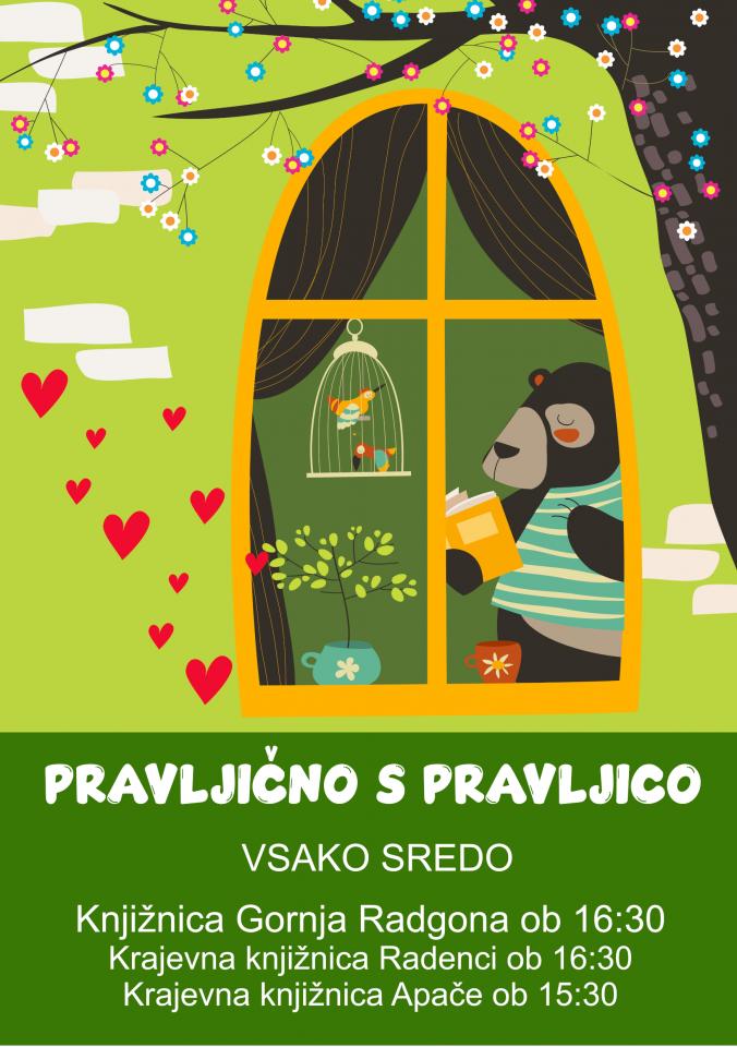 PRAVILJIČNO S PRAVILJICO - VSAKO SREDO V KNJIŽNICI APAČE